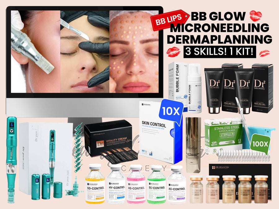 3 in 1 BB glow, Microneedling & Dermaplanning course