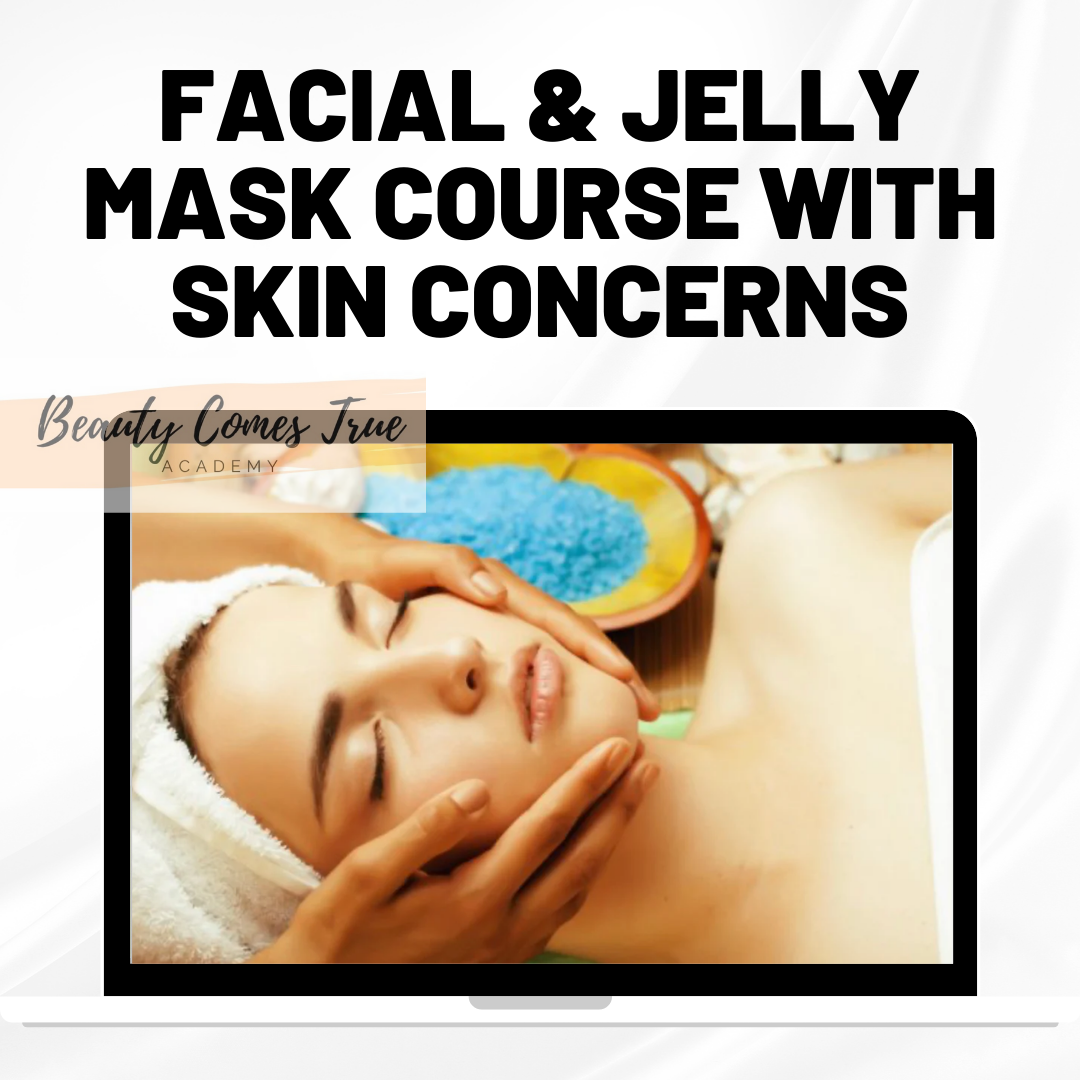 Facial +skin care + Jelly mask course with skin concerns (comprehensive course)