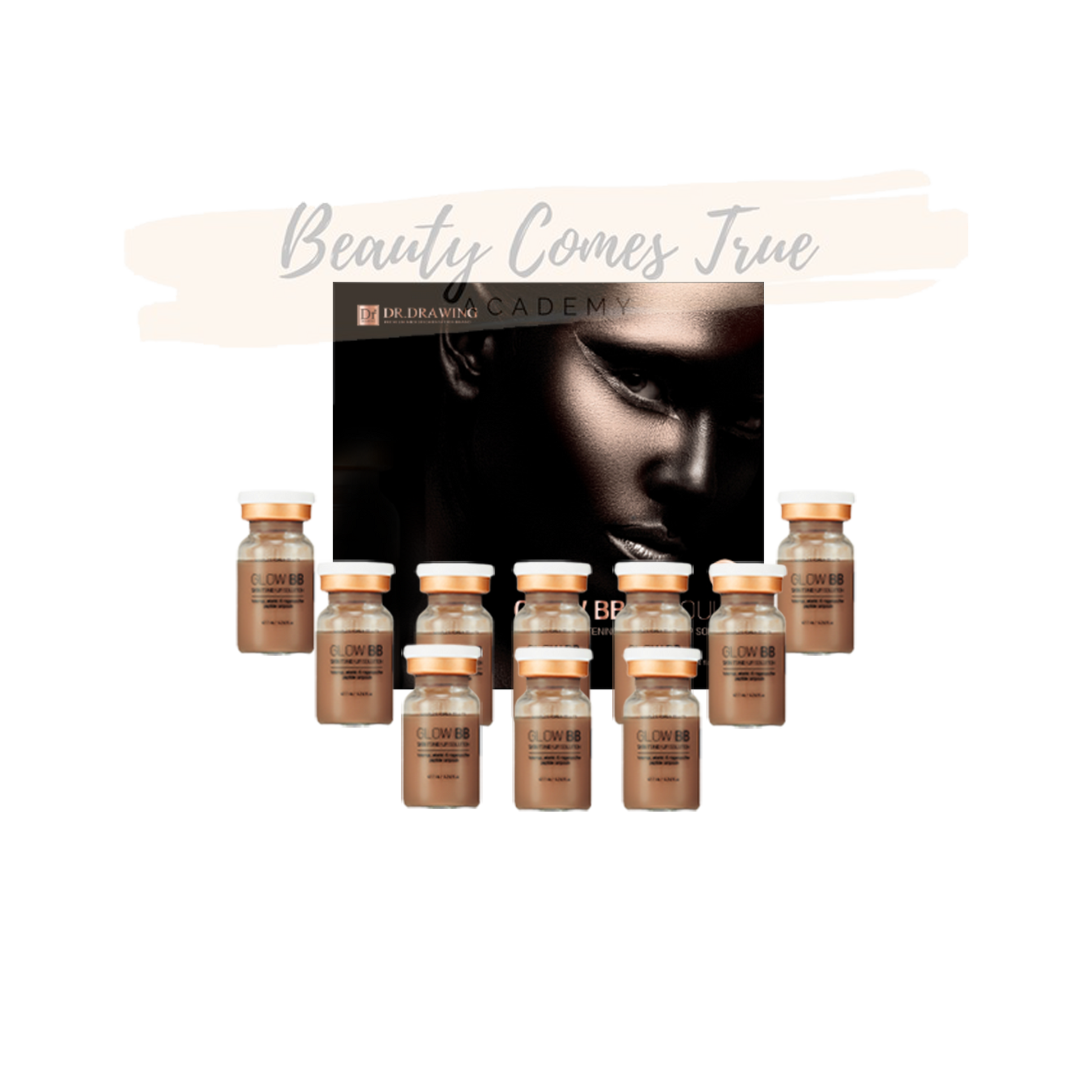 Bb glow serum caramel 7ml x 10 no.25 - Beauty Comes True Academy