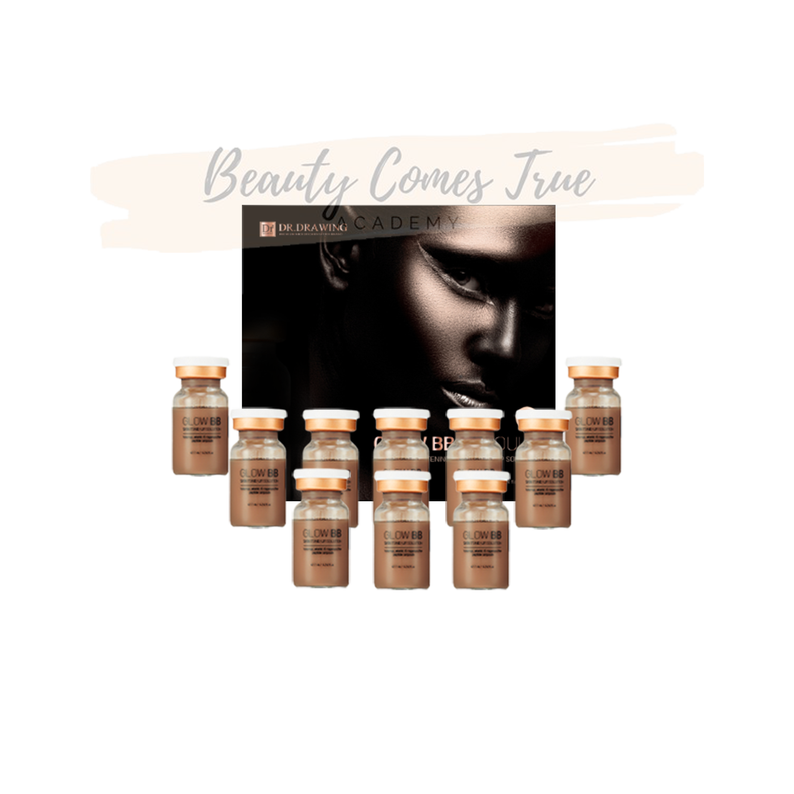 Bb glow serum caramel 7ml x 10 no.25 - Beauty Comes True Academy