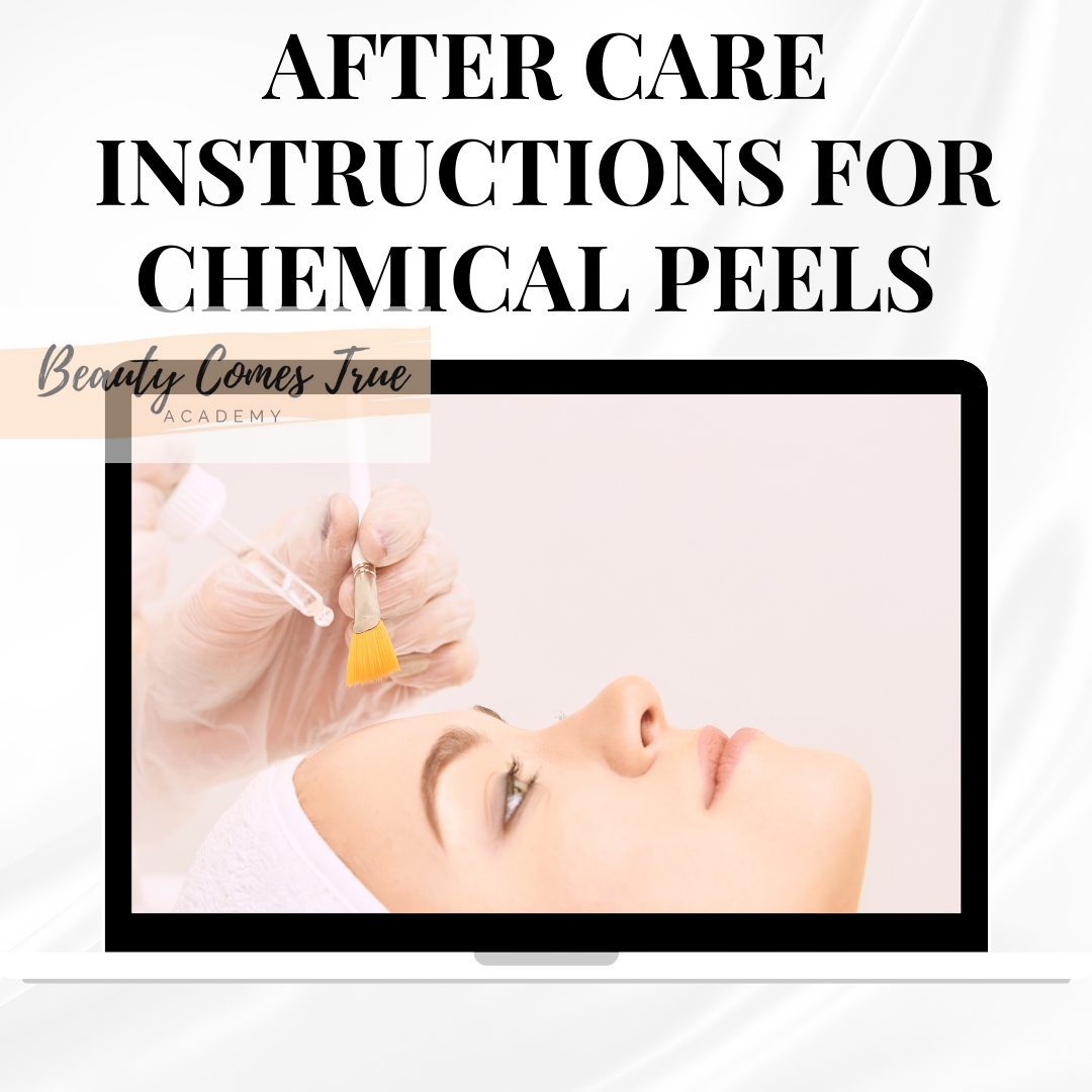 After care for chemical peels