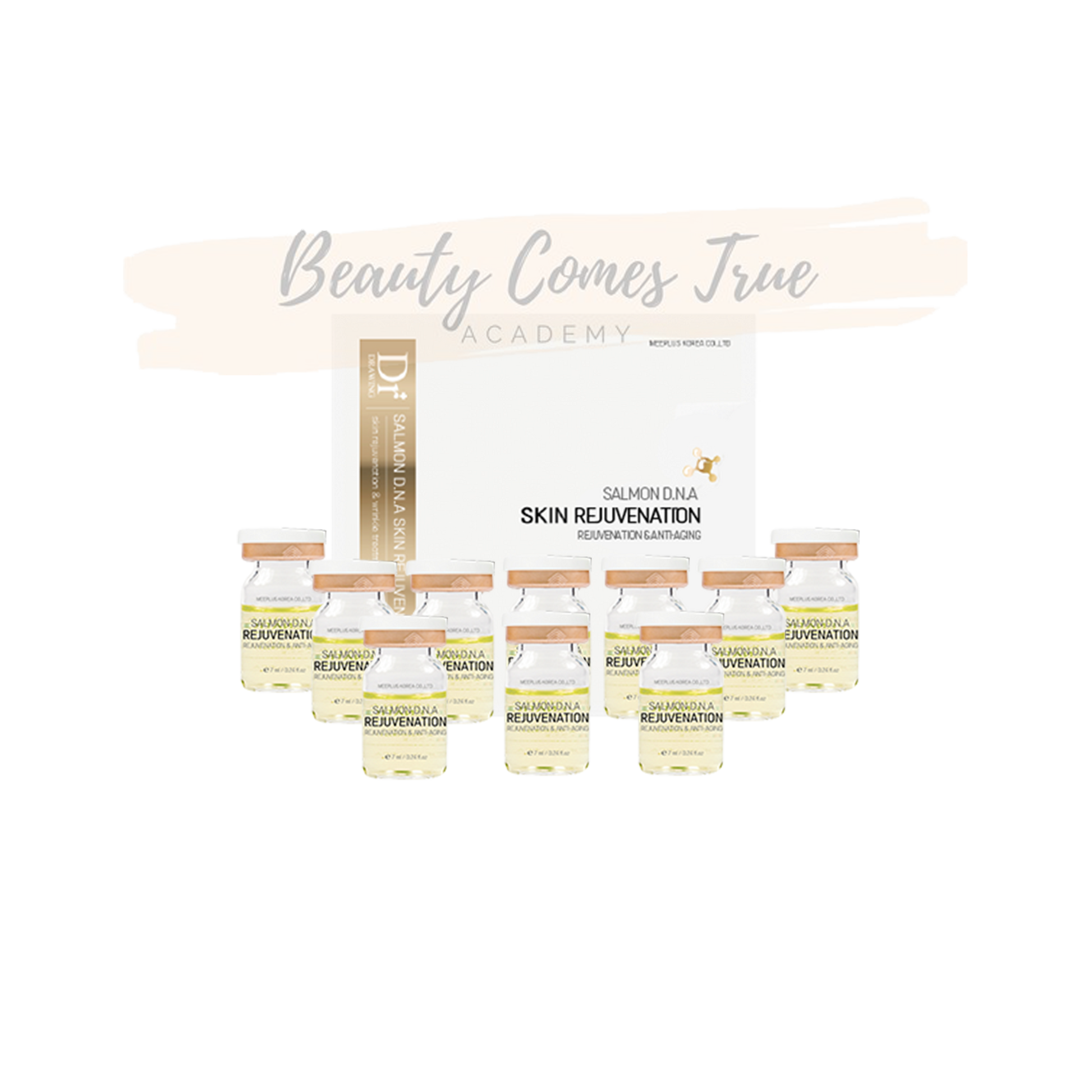 Gold Salmon DNA serum 10 x 7ml - Beauty Comes True Academy