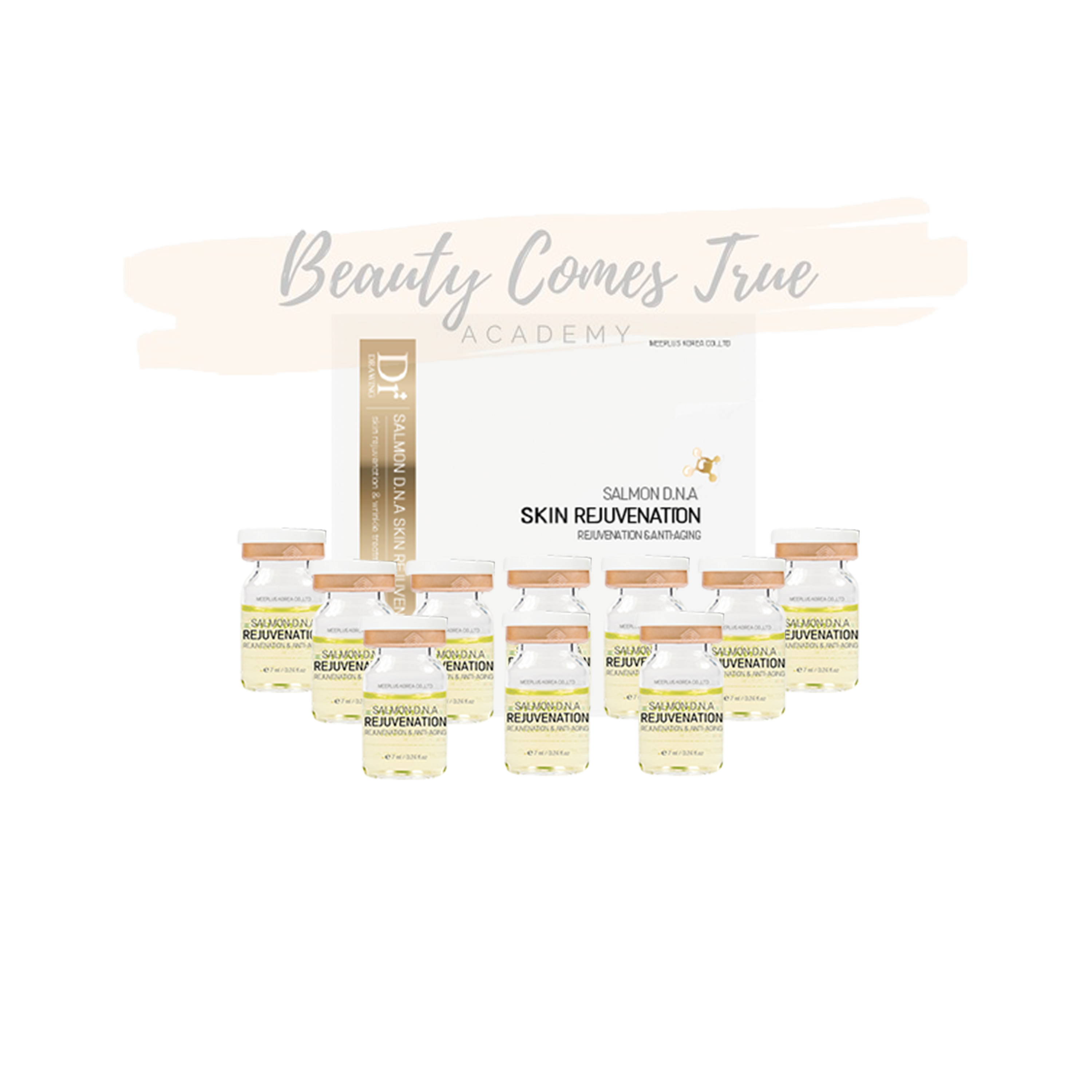 Gold Salmon DNA serum 10 x 7ml - Beauty Comes True Academy