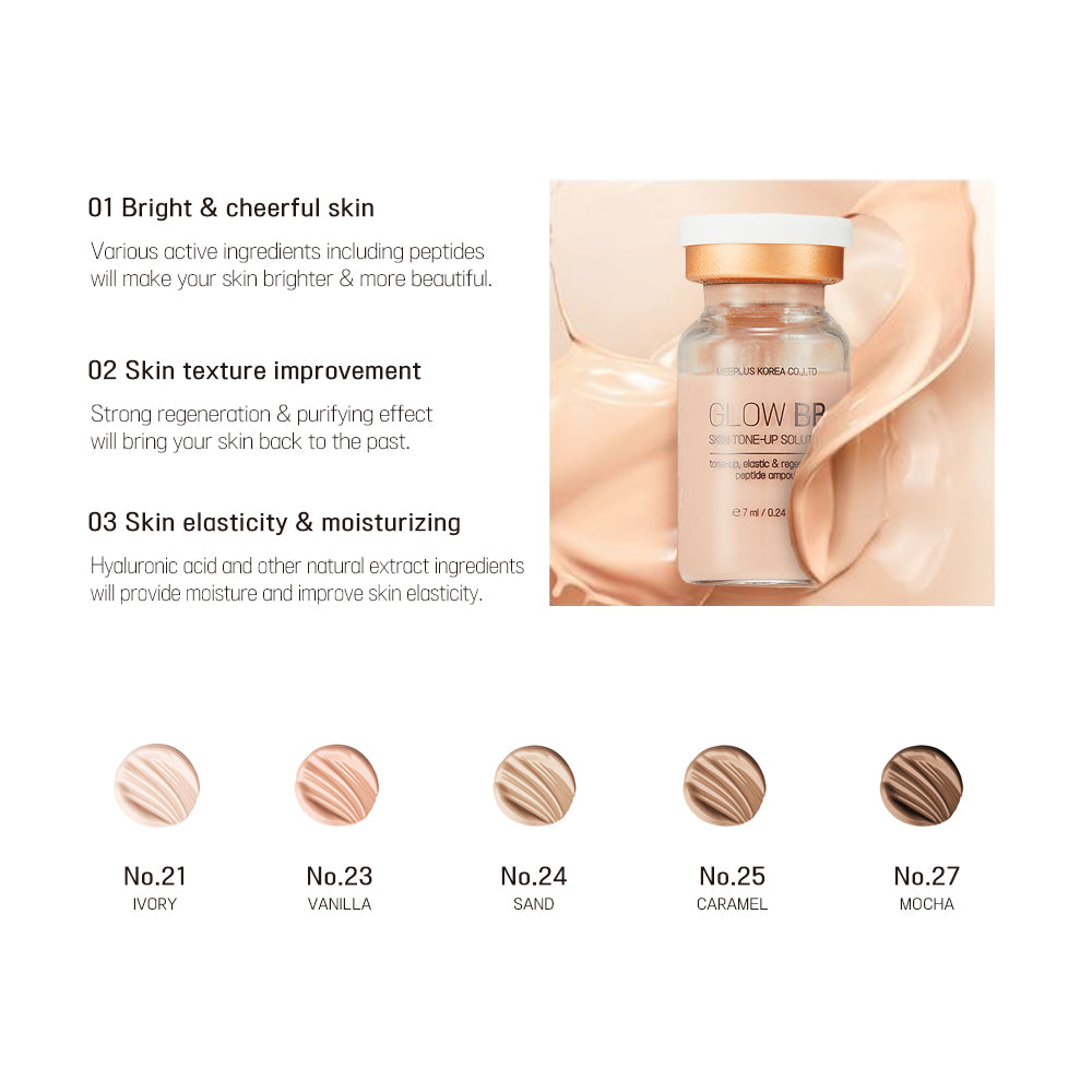 BB Glow Serum Ivory 7ml x 10 bottles No.21