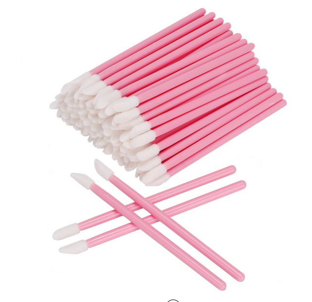 Pink and white lip brush x 100 (1 left clearance)