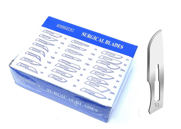 Dermaplanning 100 blades Surgical Scalpel Blade No.10R