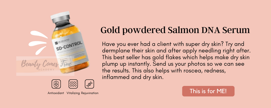 Gold Salmon dna serum powdered gold 35ml