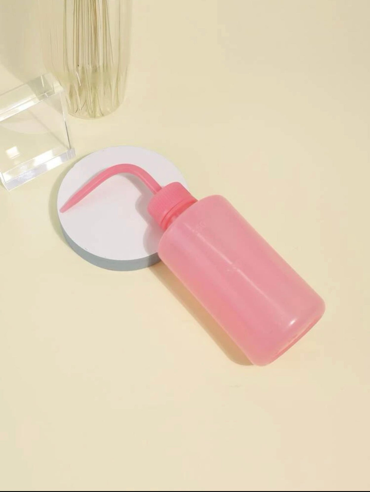 Pink bottle